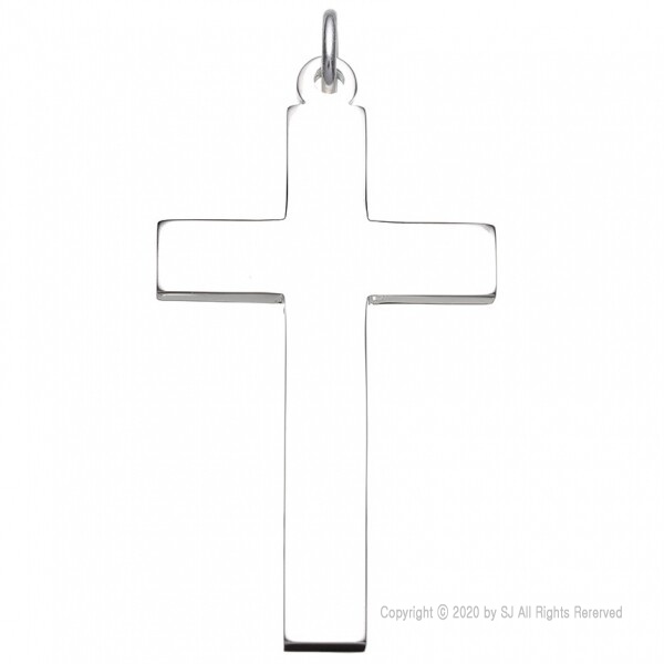 [No.12127] 십자가 메달-대 (26.4x49.8)